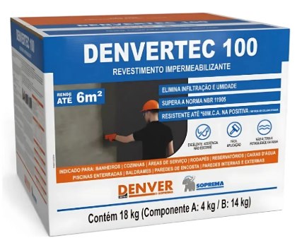 Denvertec 100 - revestimento impermeabilizante